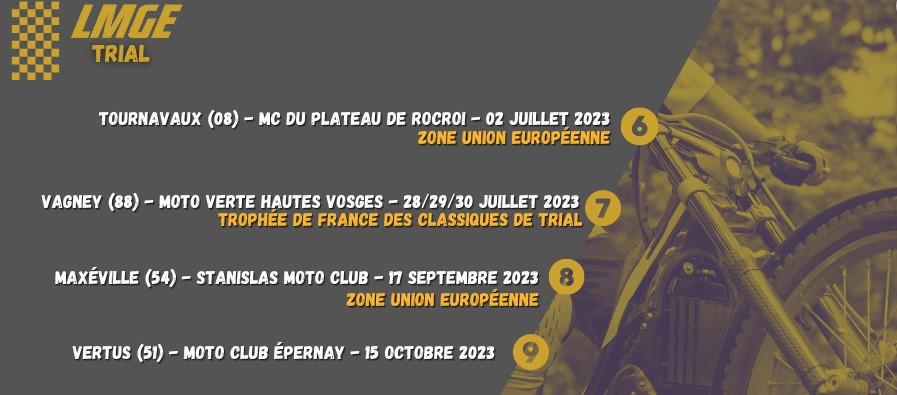 Calendrier lmge 2e semestre 2023
