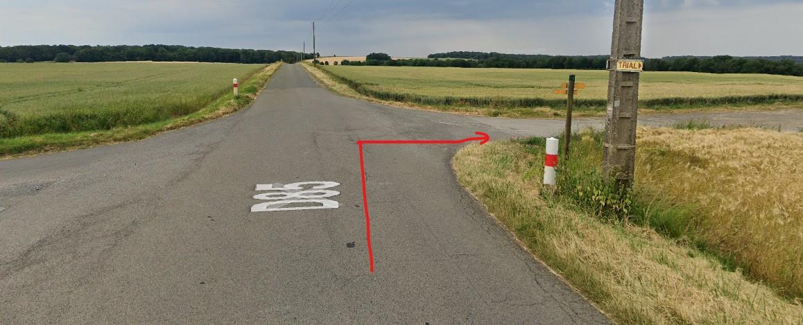Direction terrain en venant de cuts