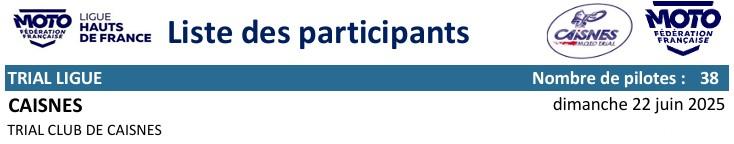Participants caisnes x 38 mini