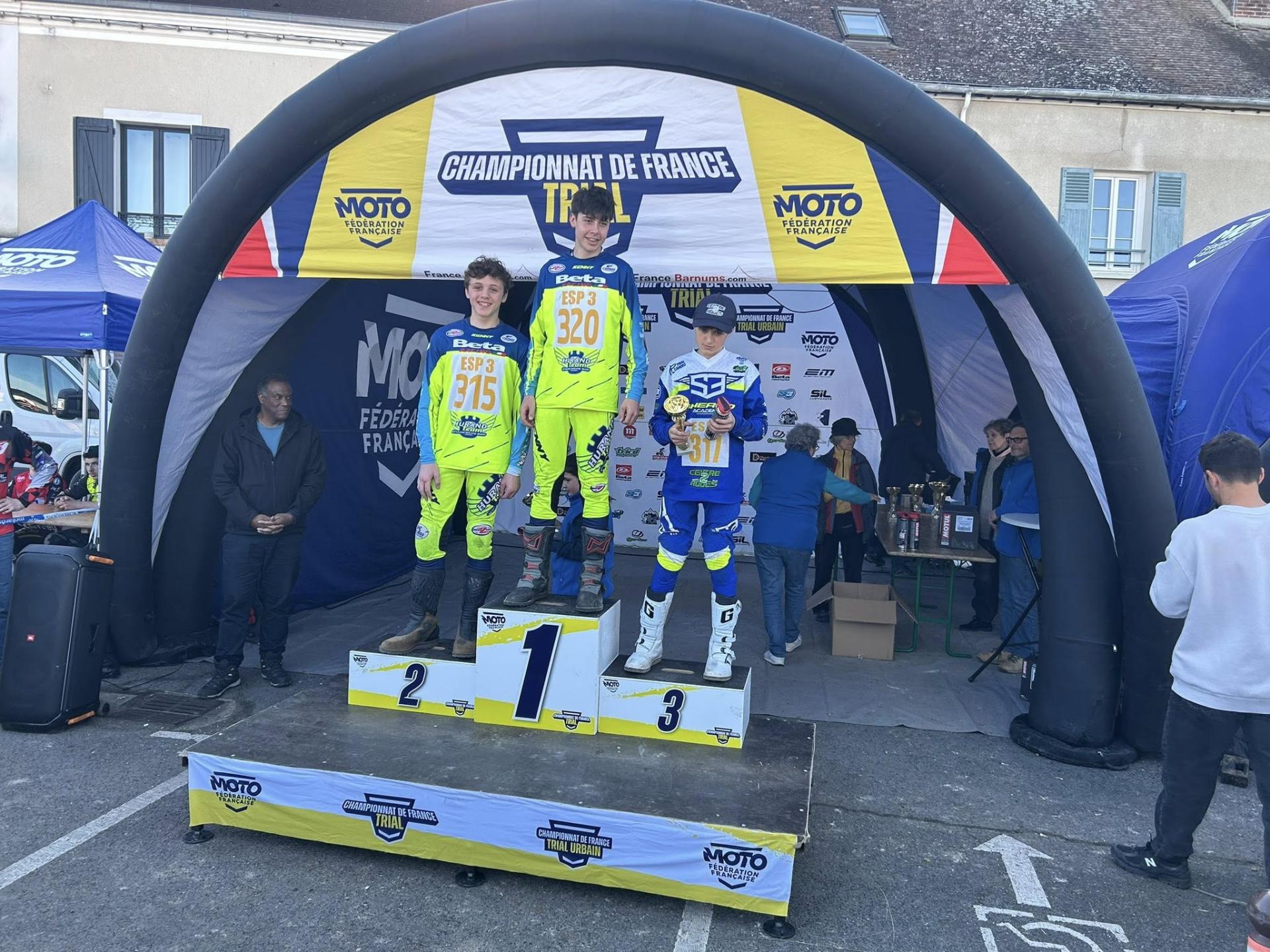 Maisse 2026 espoir 3 podium faux