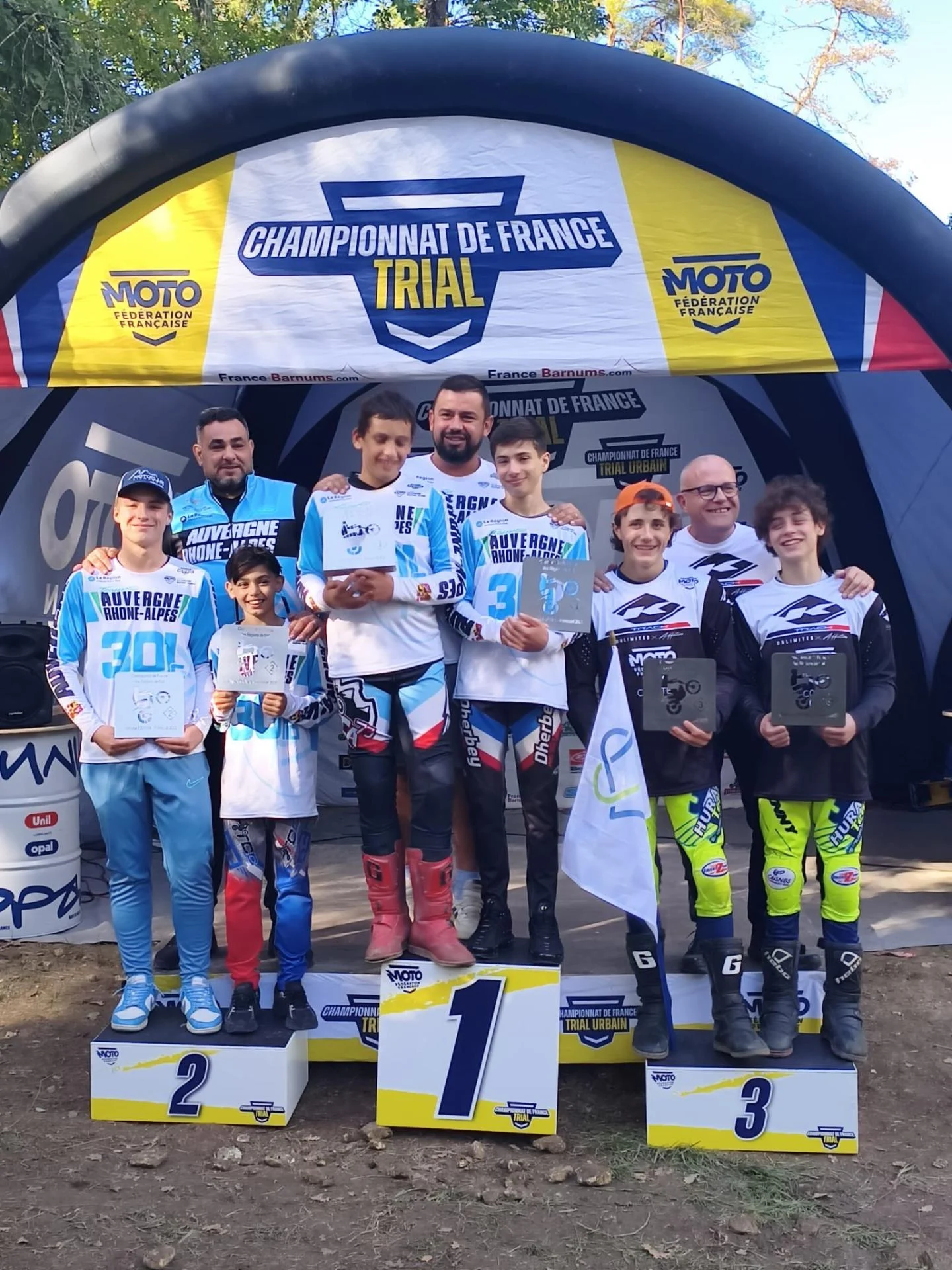 Podium espoir tdr 2025 francueil
