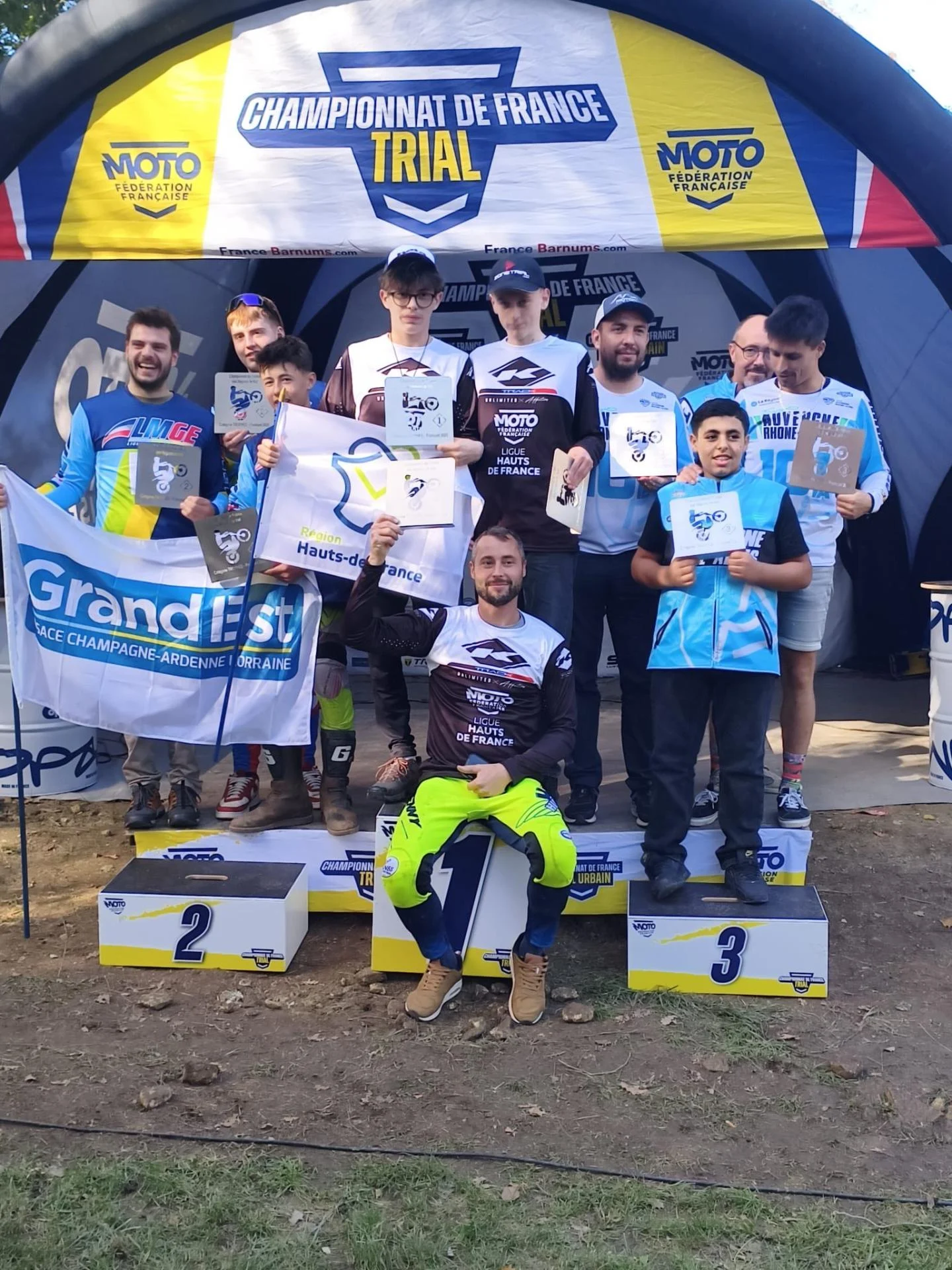 Podium trophee tdr 2025 francueil